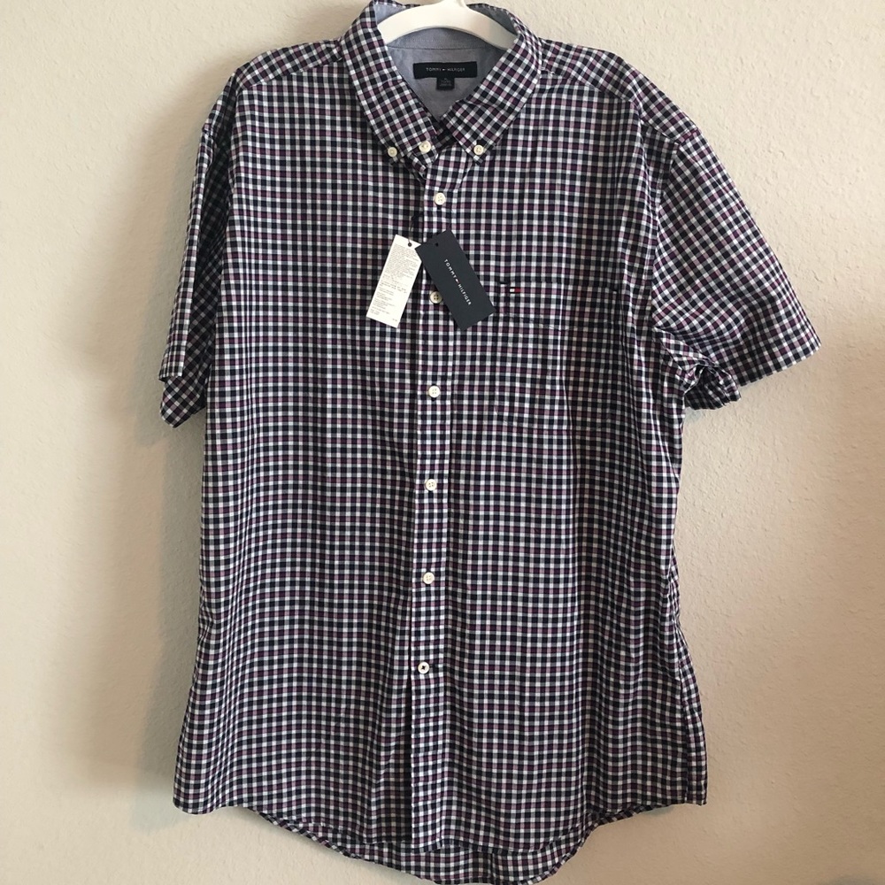 Mens Tommy Hilfiger Collared Shirt